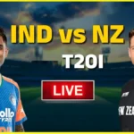 IND vs NZ T20 Scorecard