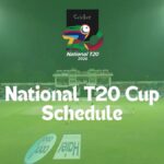 National T20 Cup Schedule