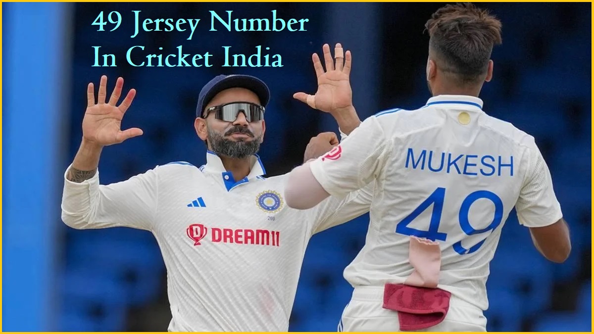 49 jersey number in cricket india