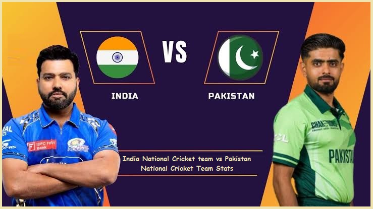 India National Cricket team vs Pakistan National Cricket Team Stats