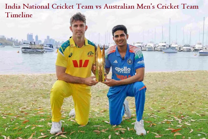 India National Cricket Team vs Australian Men’s Cricket Team Timeline
