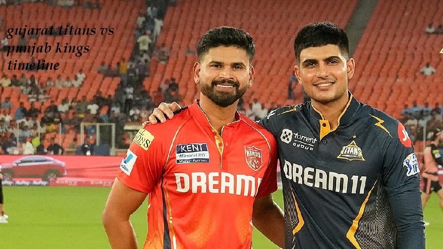 gujarat titans vs punjab kings timeline